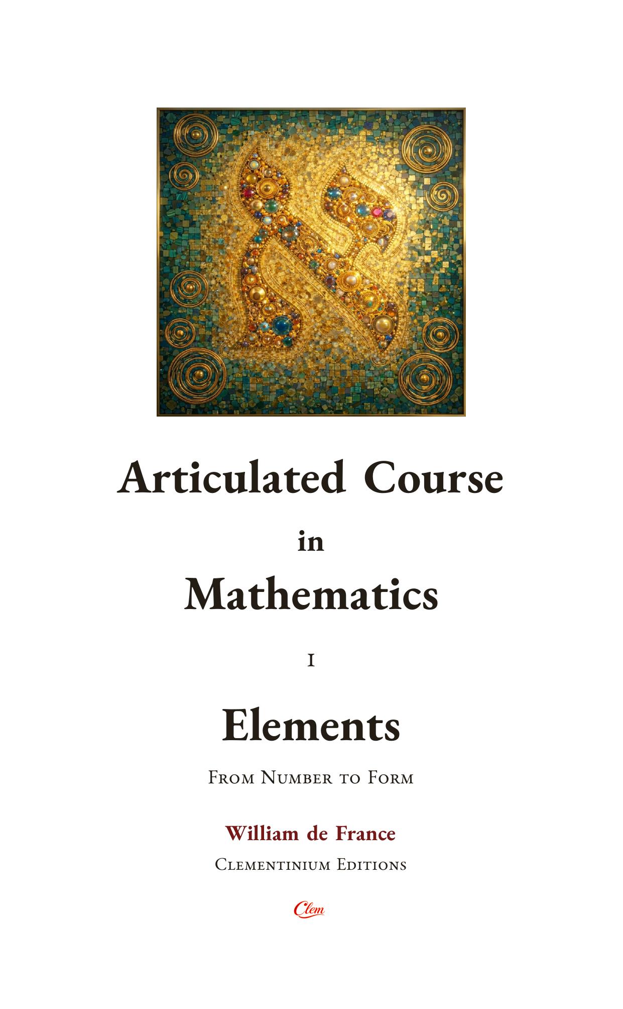 I. Elements