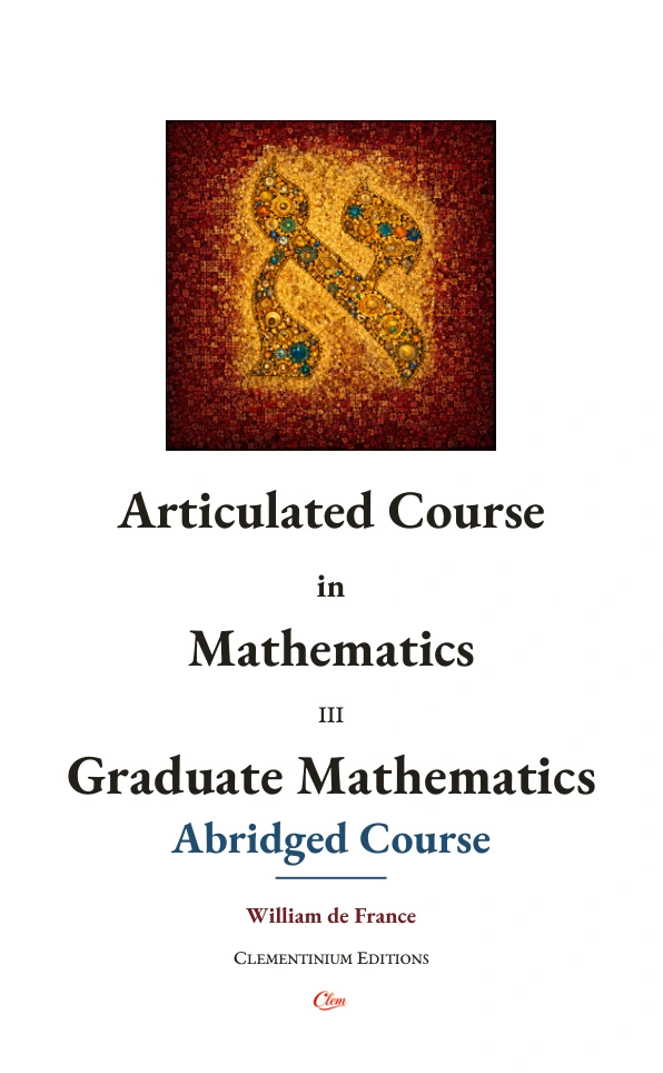 Graduate Mathematics — Abridged course